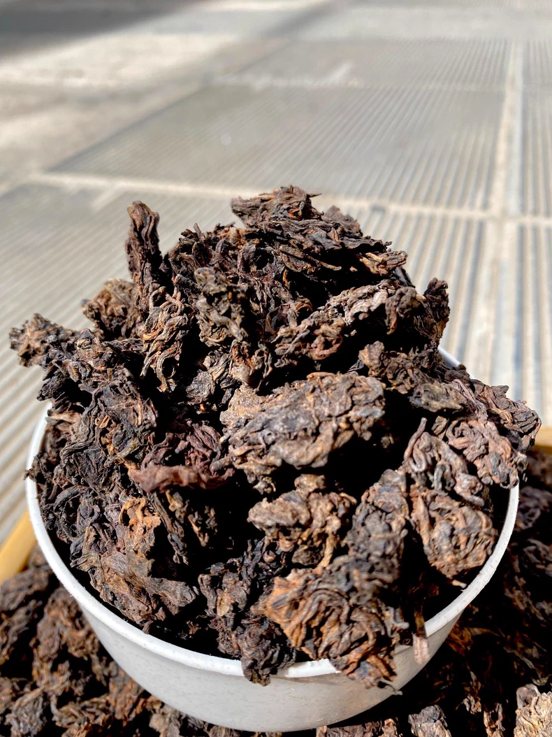 早期收藏的老茶頭-普洱熟普包郵一斤裝 普洱茶 BUASHOP普洱老茶