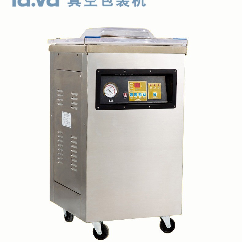 真空机400型休闲食品落地式真空包装机海鲜不锈钢单室真空封口机