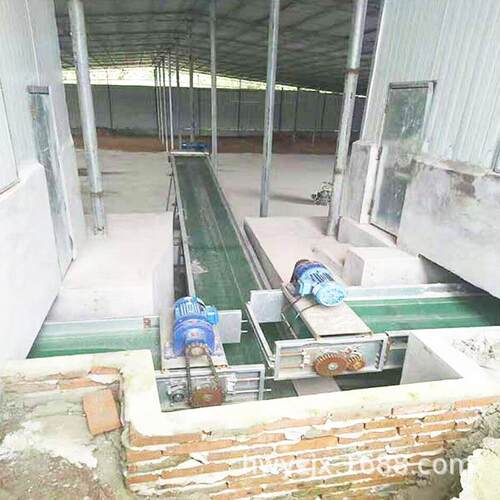大型养殖厂多层养殖设备自动化清理粪便机器宏伟皮带式清粪机