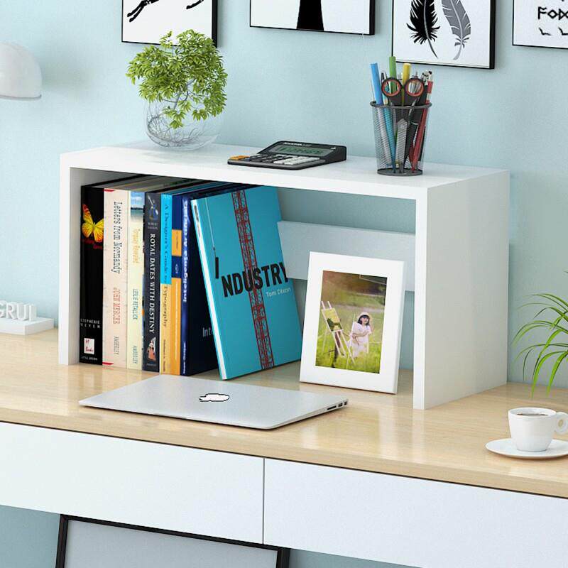 桌面书架置物架多层学生分层简易办公桌书桌上小收纳层架子书柜原