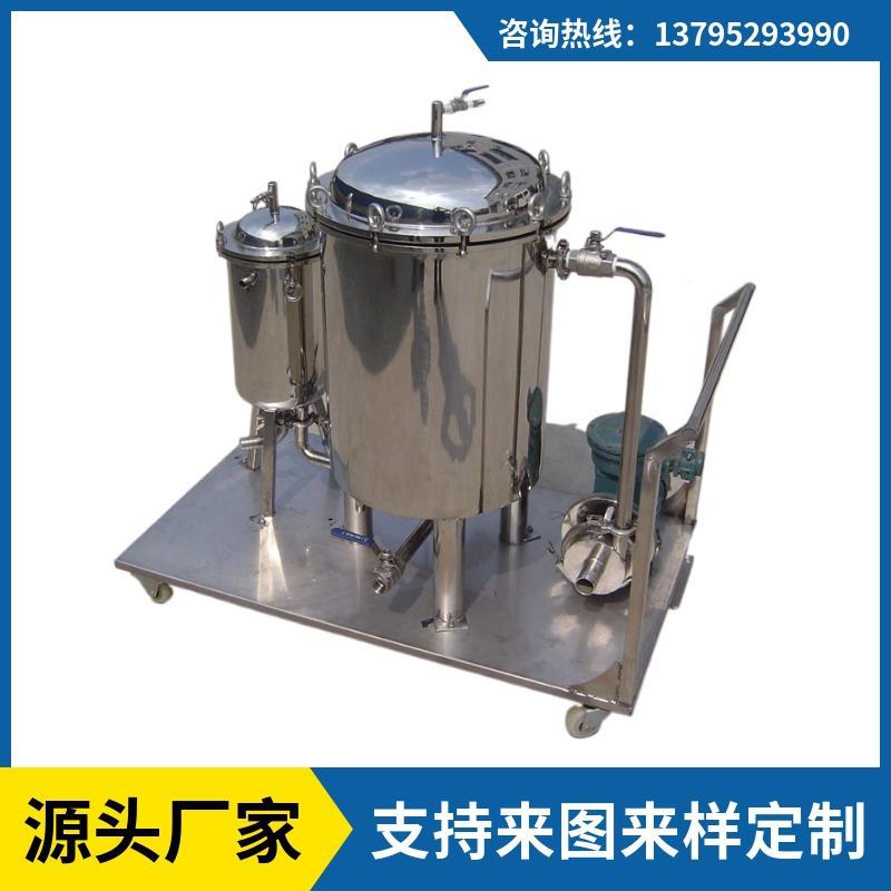 厂家推荐不锈钢双联可切换过滤器移动小车过滤器系统耐用