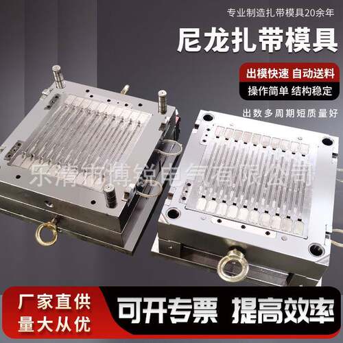 厂家直销尼龙扎带模具制造中心供应5X30032尼龙扎带模具半固定式