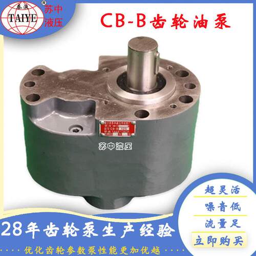 厂家直销齿轮油泵低压连轴直齿泵斜齿轮油泵泵CB-B125双向倒灌泵