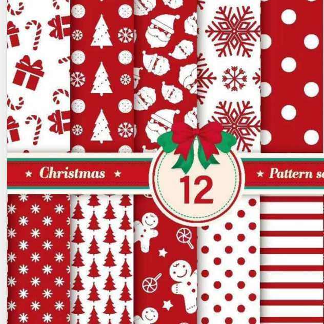 圣诞系列8款40片15*15cm拼布布组平纹花布小碎花棉布