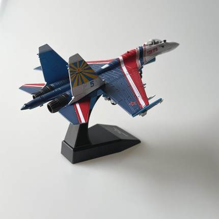 高档价罗1/100俄斯苏35超真级侧位SU-特35战斗机仿合金军事模型成