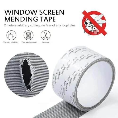 Window Screen Repair Tape Self Adhesive Mesh Tape Net Door F