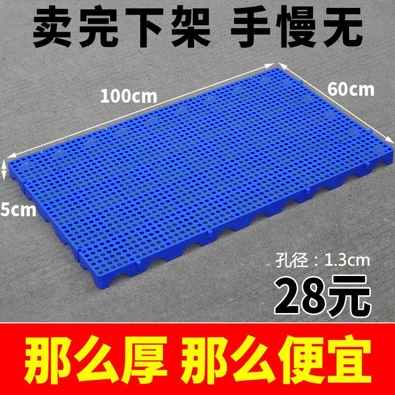 狗笼垫板加厚塑料板冷冻库铺地垫仓防潮板栈仓库地垫叉车托盘货架