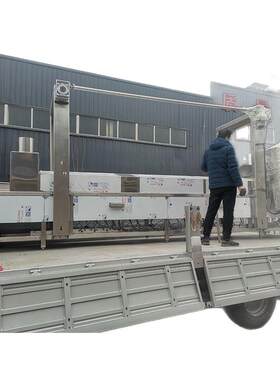 煎饼果子面片连续油炸线国宴油条全自动油炸机麻花天然气油炸锅
