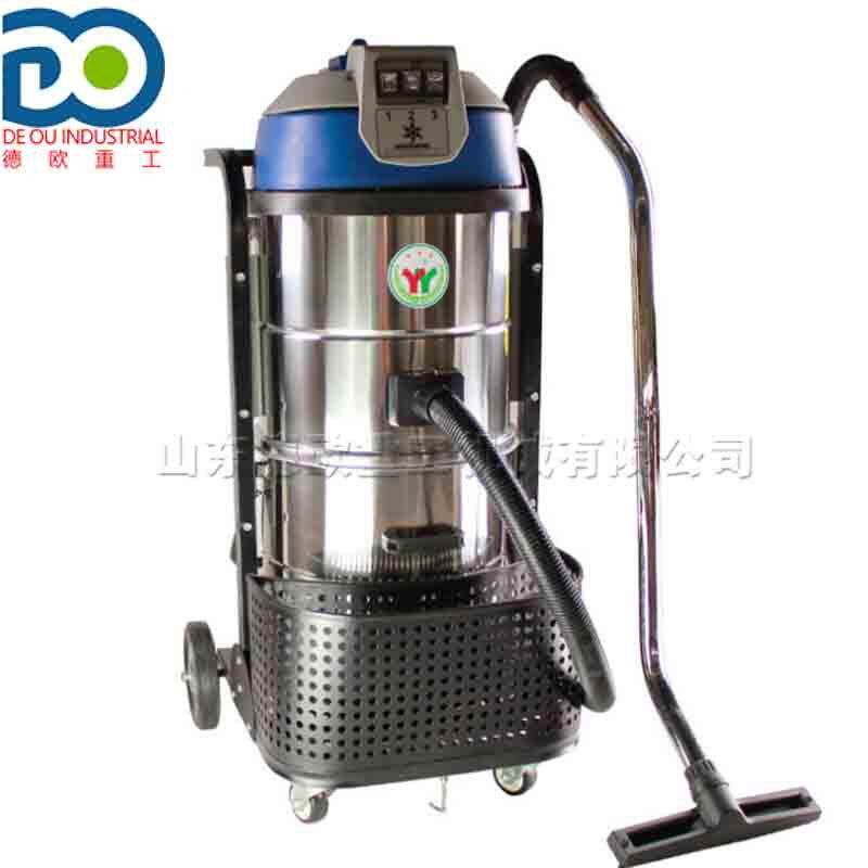 圆形不锈钢工业吸尘器 一机多用工业吸尘器 普通商用清理设备