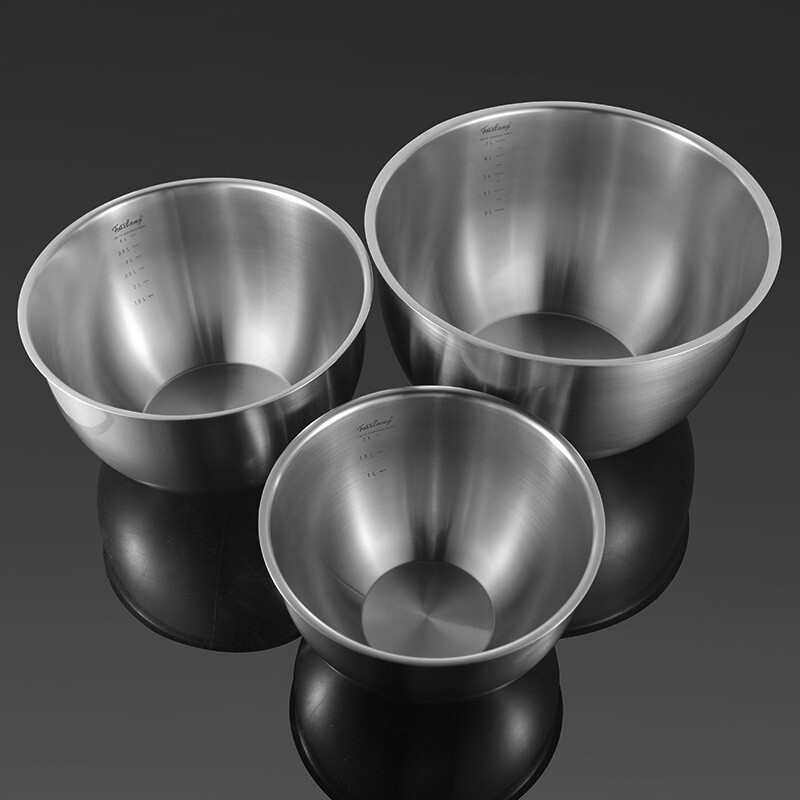 菲仕朗304不锈钢搅拌碗沙拉盆打蛋盘和面加深凉拌碗搅拌三件套,餐饮具,碗,淘宝优惠券,粉丝福利购,淘宝优惠卷