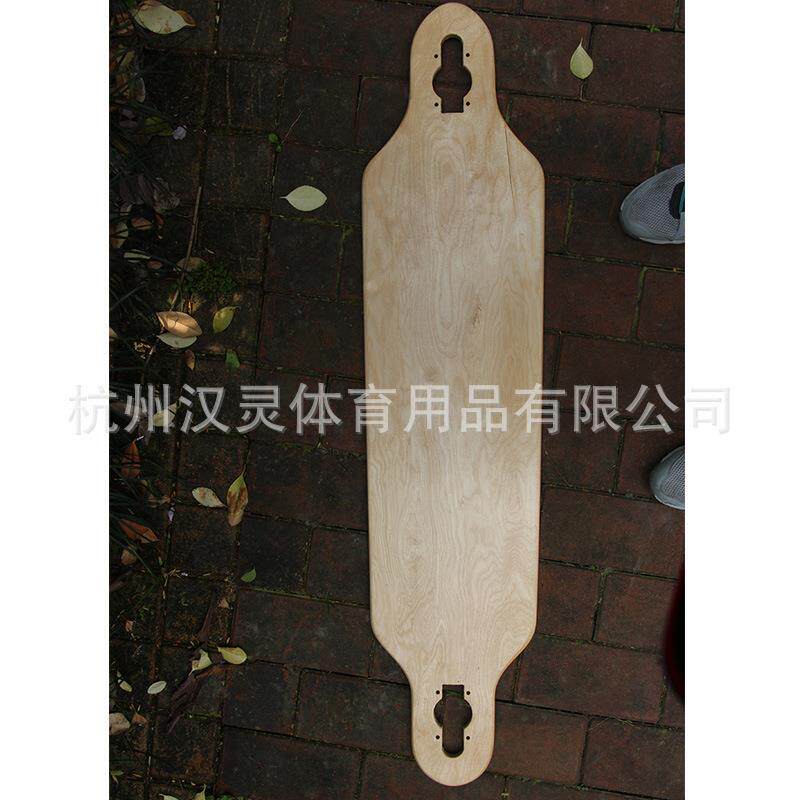 41X9inch滑板长板9层东北枫木扁担板舞板裸板面可转印裸板面