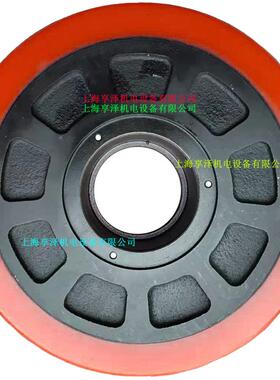 1.6吨诺力前移式叉车RT16前脚轮承重轮 PU聚氨酯胶皮轮胎轱辘