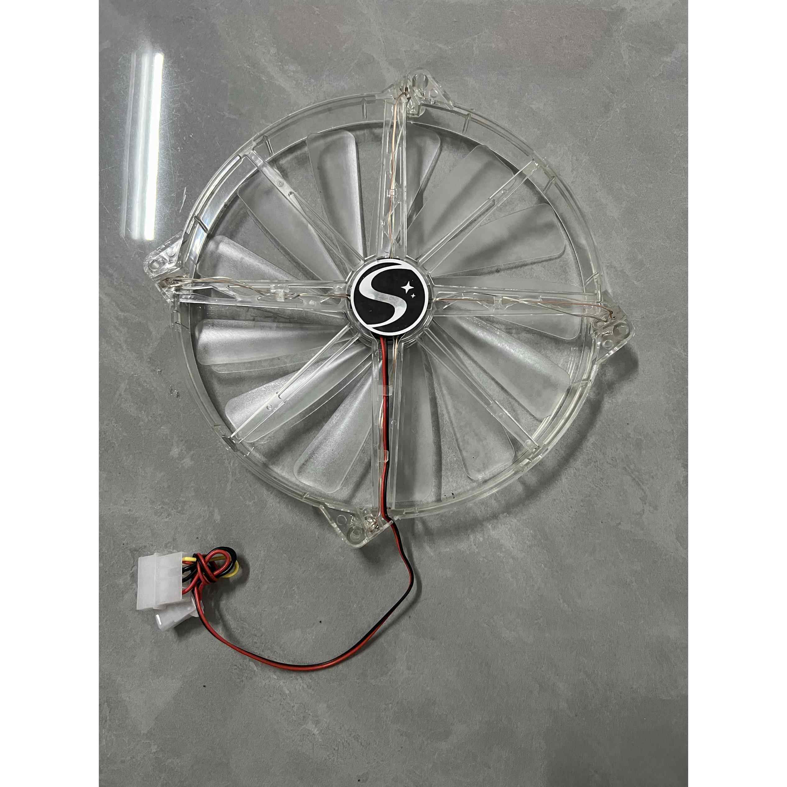 精品12V大尺寸20CM静音超薄台式电脑主机机箱风扇 20020散热器