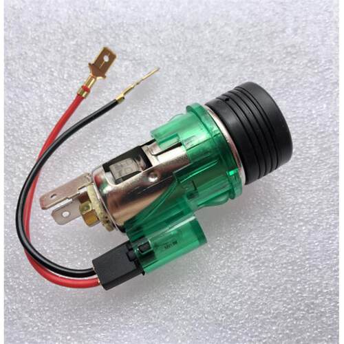 车载点烟器总成带灯 汽车点烟器插座插头母座12V 24V