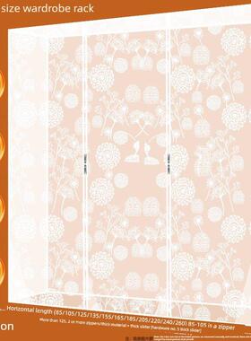 放大加厚的白色蒲公英-空盖[不包括任何晾衣架衣柜等]