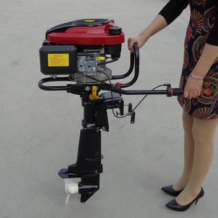 直立式 船汽油船外直机多能08976用螺旋桨杆船挂机厂家出功售