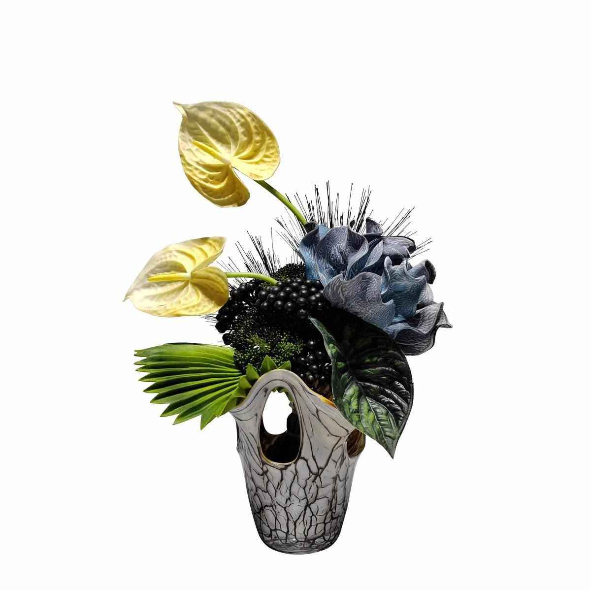 现代轻奢仿真花艺客厅餐桌酒店样板房展厅茶几洽谈桌面装饰品摆件,鲜花速递/花卉仿真/绿植园艺,仿真绿植,淘宝优惠券,粉丝福利购,淘宝优惠卷