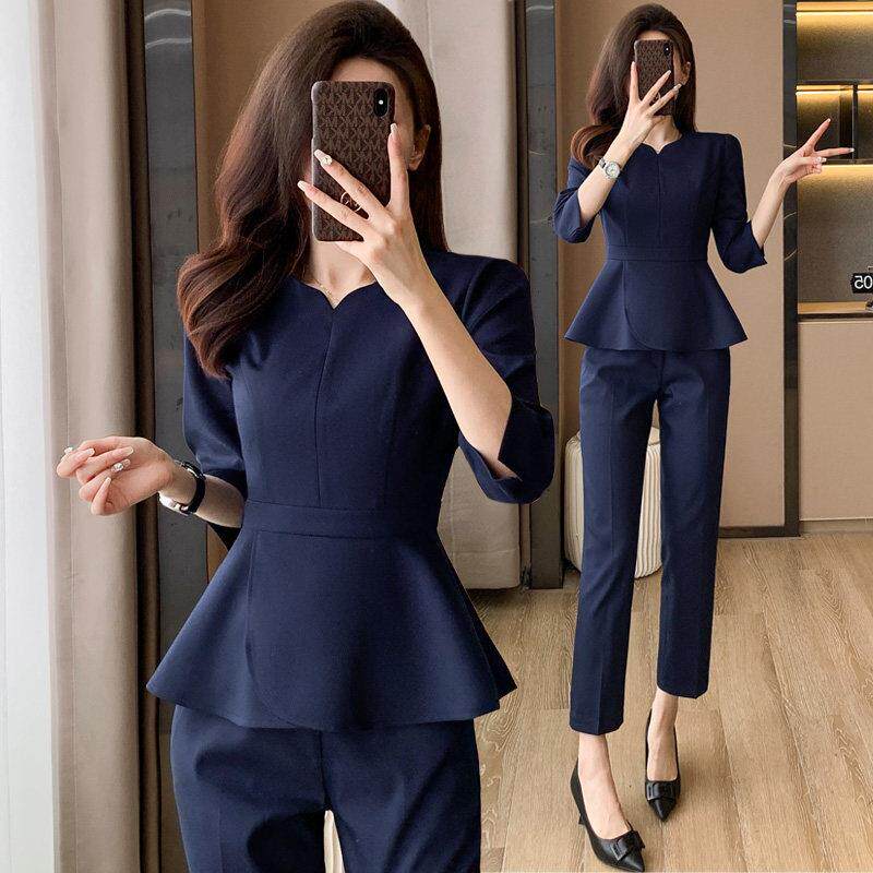 美容师工作服女职业装套装珠宝店餐饮服务员酒店案场足浴技师工装