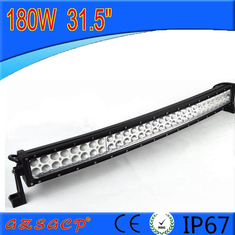 汽车LED双排弧形长条弯灯 货车越野车超亮12V24V前杠中网车顶射灯