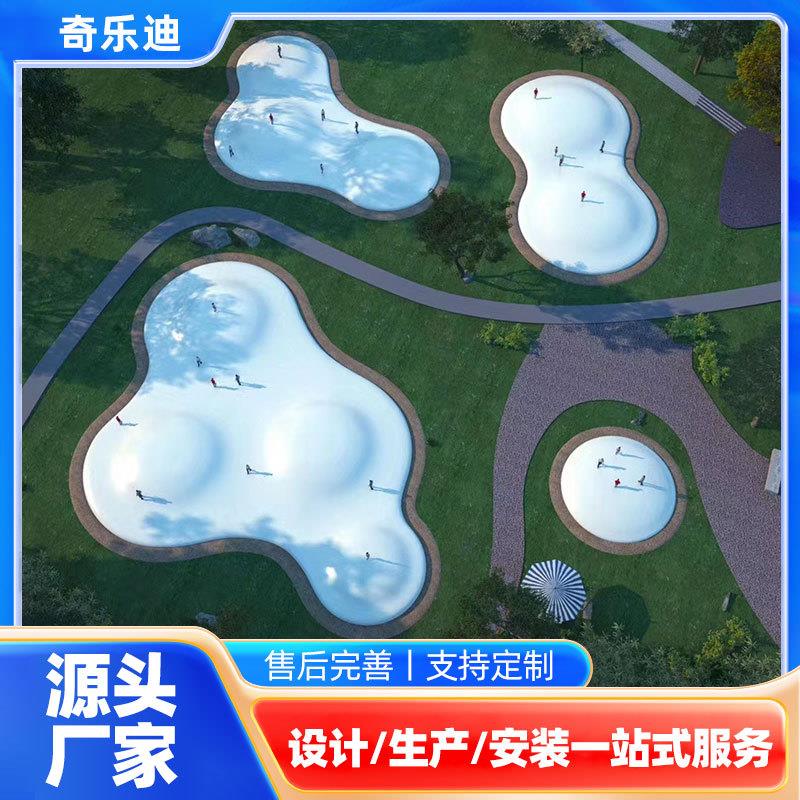 户外景区亲子乐园网红蹦蹦云游乐设施彩色跳跳云颜色图案支持定制