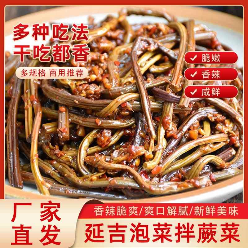 东北咸菜蕨菜延边朝鲜族新鲜拌蕨菜香辣菜韩国泡菜下饭菜开袋即食