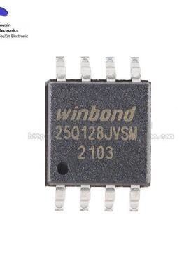 热销原始正版补丁W25Q128Jvsim Soic-8 3V 128M-Bit串行闪存芯片.