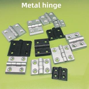 锌铝合金合页2020 3030 40404545铝型材铰炼机电柜门窗阻尼精加工