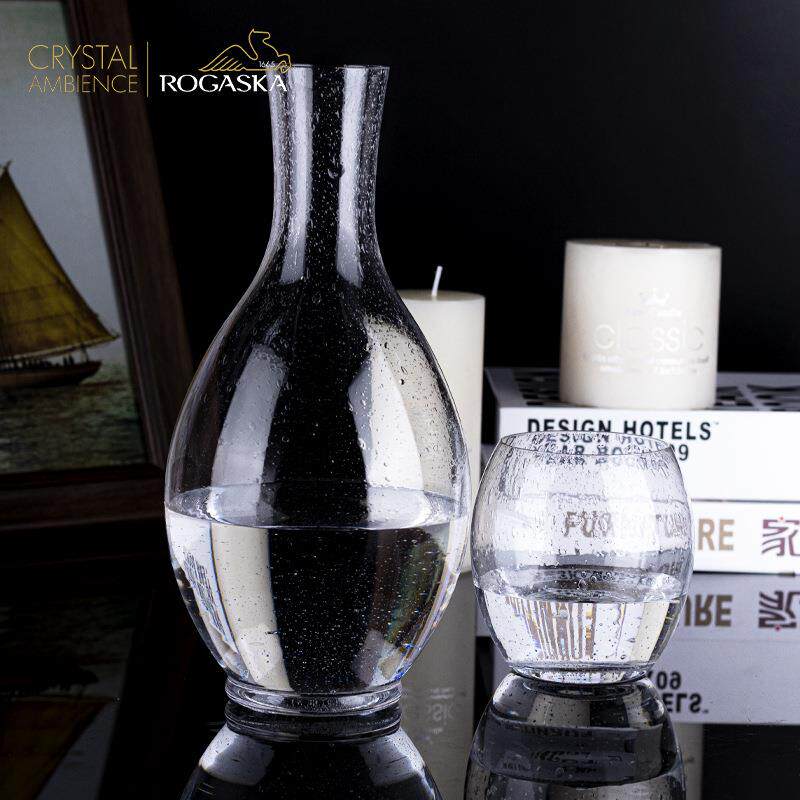 ROGASKA 水晶玻璃简易时尚冷水壶 红酒分酒器套装 欧式风格酒瓶