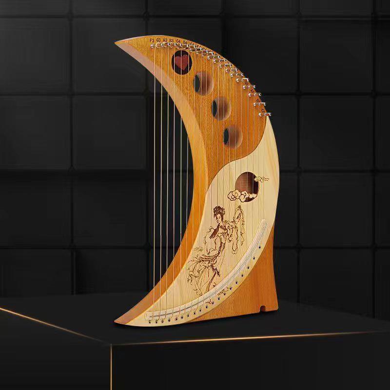 正品竖琴儿童5/单19弦/23/24初学者专1业小箜篌莱雅琴小众简易学