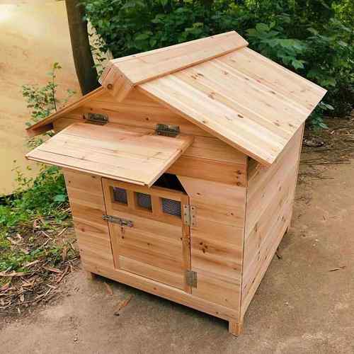 正品防和防水户外实木户木外犬大狗制狗屋舍猫犬舍狗笼泰迪犬雨舍