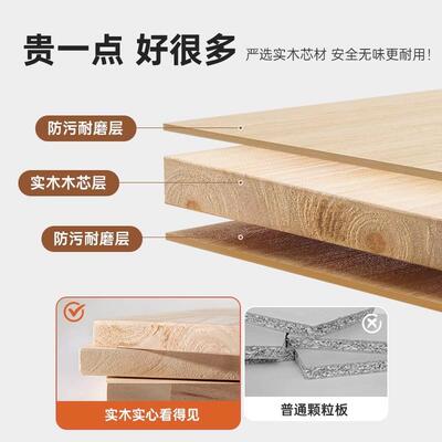 转角电脑桌台式家用双人实木生态板书桌书架拐角桌学校学生学习桌