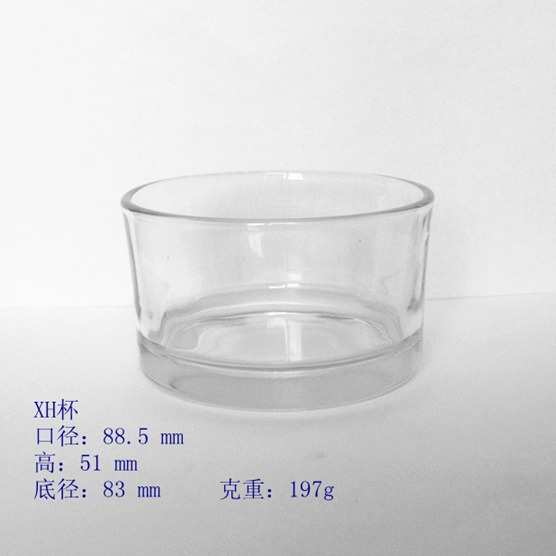 20080透明玻璃烛台蜡杯 香薰透明烛台蜡烛杯 玻璃水培圆缸花盆