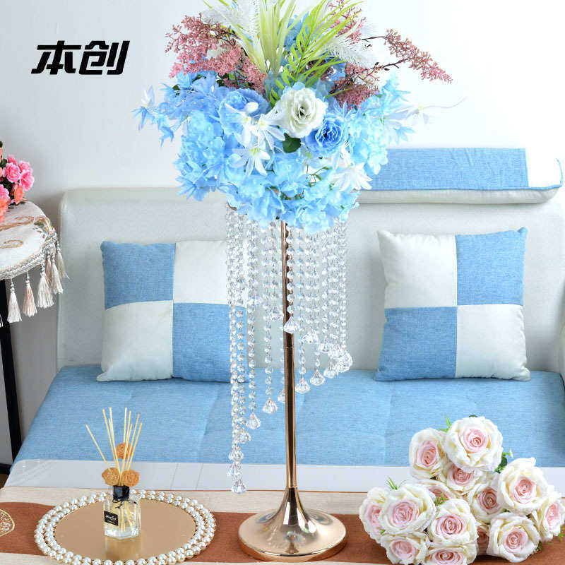 酒店装饰花瓶婚庆户外水晶路引金色花欧式烛杯花架加护插花摆件,节庆用品/礼品,吊顶纱幔,淘宝优惠券,粉丝福利购,淘宝优惠卷