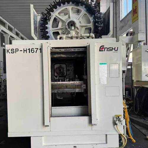 处理二手远州JE30四轴卧式加工中心主轴锥度:BT40 刀库:30把