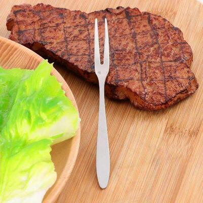 12 Pcs Fruit Forks Stainless Steel Party Picks Reusable