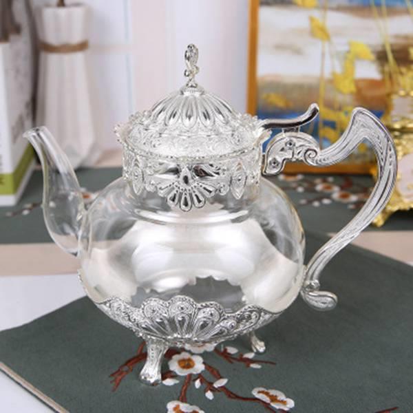 茶壶手工小茶壶家用酒壶玻璃金属壶家用咖啡壶凉水壶酒工艺品酒具