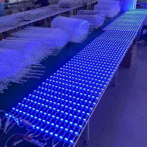 LED像素屏 防水柔性异性彩色网状透明户外屏大楼楼宇LED像素屏厂