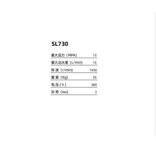 上海SL730新款商用大功率380V高压清洗机洗车泵关枪停机