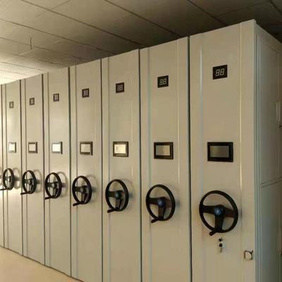 密集架案室移动密柜智能钢制档手摇式档案柜资料凭HM-6521证电文