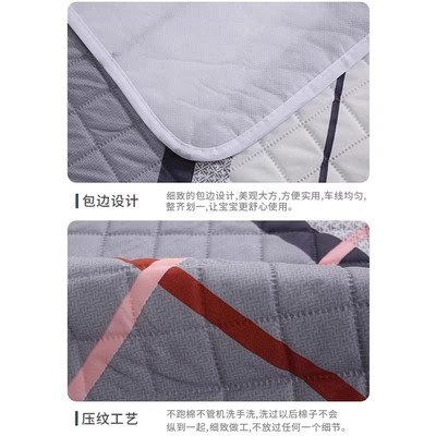 老年人防水大床纯棉透气隔尿床垫