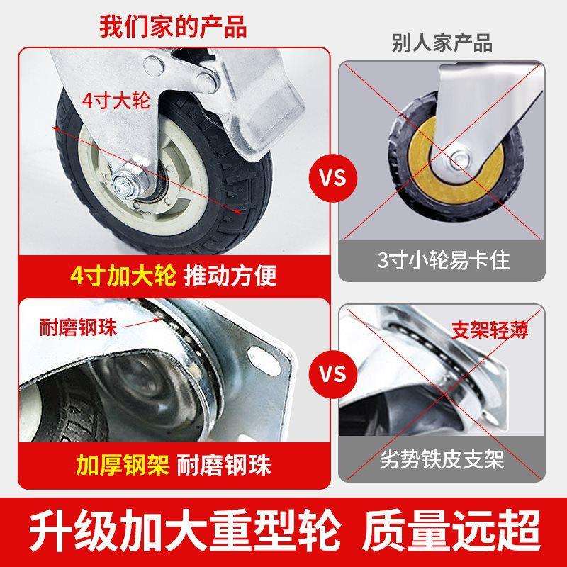 夜市摆摊小推车可折叠桌流动手推烤肠小吃餐集市地摊位架移动