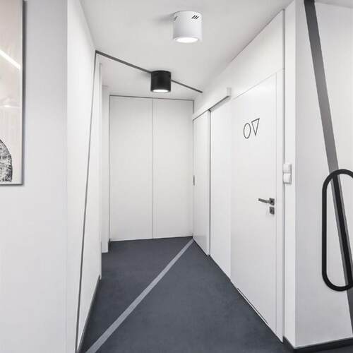 led明装筒灯吸顶式免开孔天花灯7w12w18w24w客厅店铺商用吊线散光