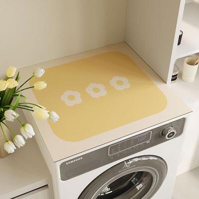 新款直销洗衣机防尘罩防水防晒遮盖布床头柜台面垫子微波炉冰箱顶