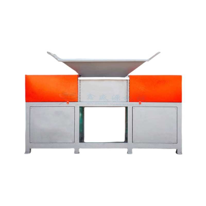 大型双轴冻油脂破碎机单电机工业物料破碎设备800型牛皮撕碎机