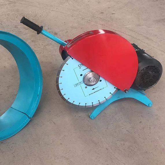 卡箍桩机小卡路面切割机YRC割桩机升降切款混凝土箍切桩型机