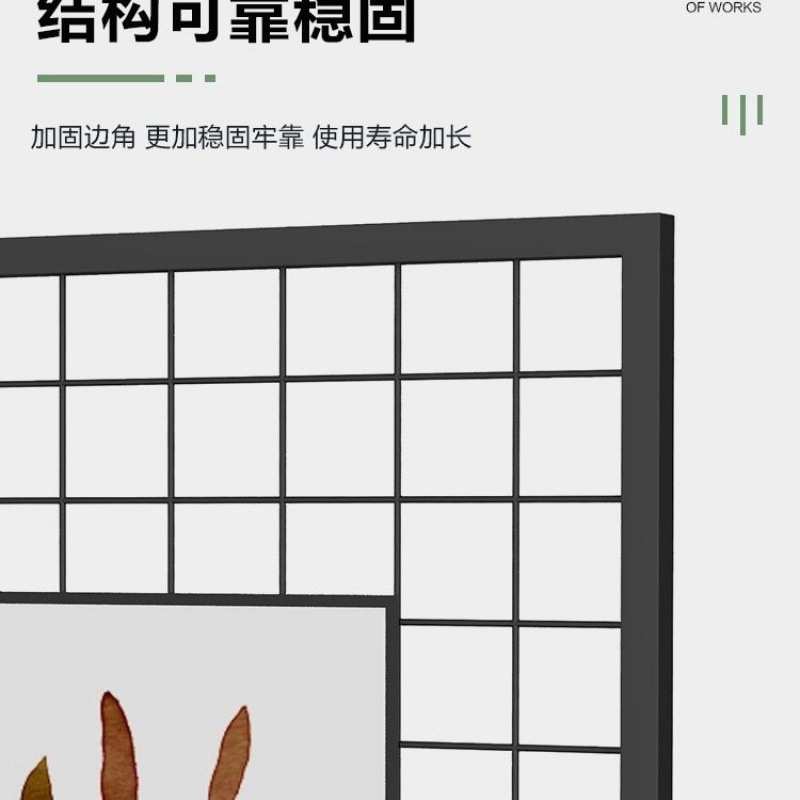 折叠网格展示架画室画展幼儿园作品展示架书法展示展览铁艺展示架