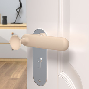 吸盘门把手保护套硅胶防撞儿童防磕碰加厚小号可爱新款卫生间窗户