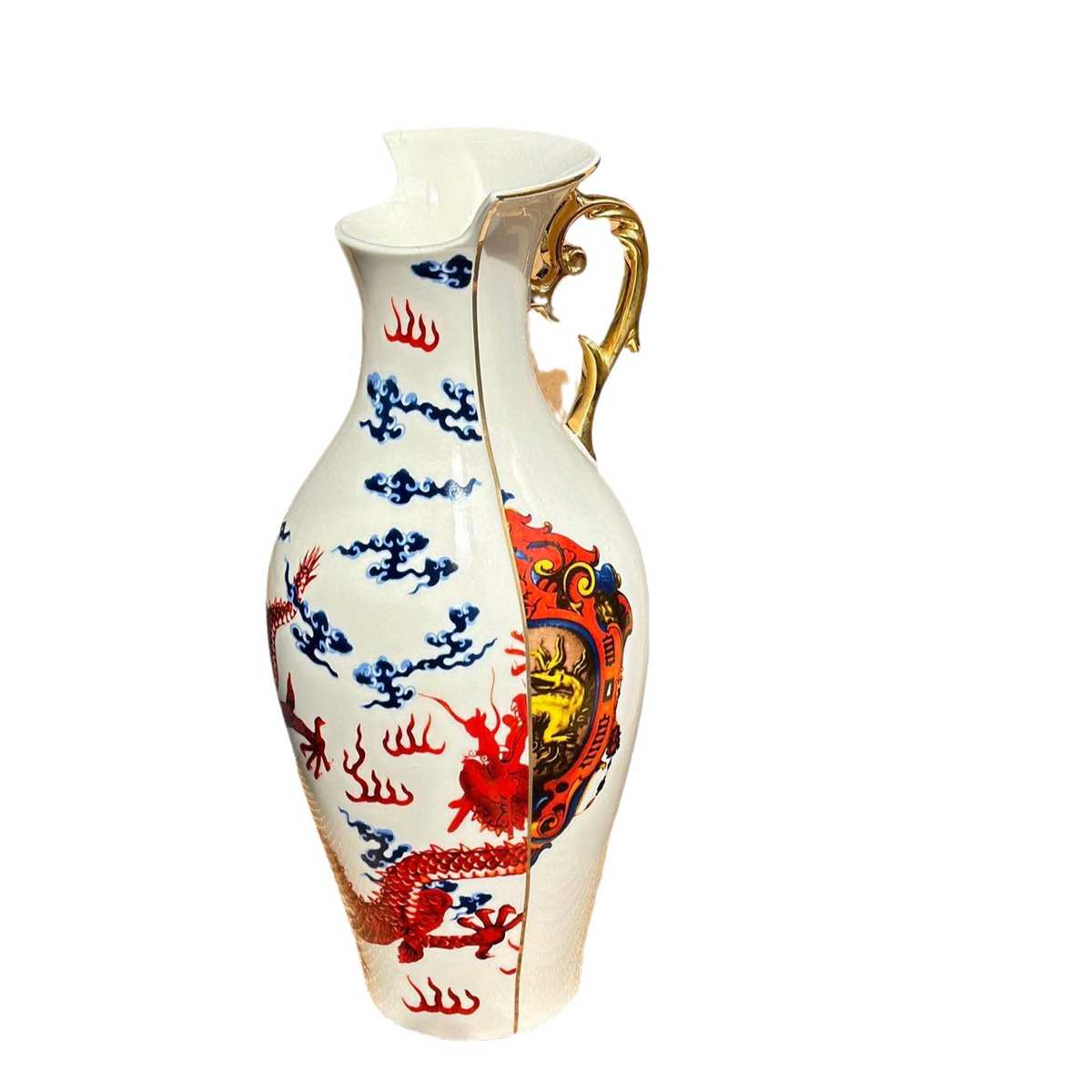 陶瓷花瓶龙腾四海装饰家居创意玄关摆件