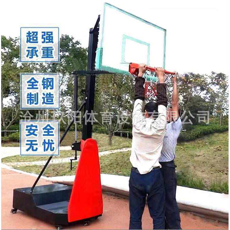 儿童升降篮球架户外中小学幼儿园可扣篮厂家移动式篮球架比赛训练