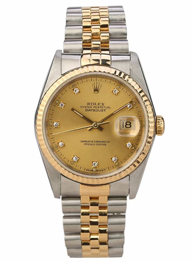 [9.5新]劳力士Rolex16233日志型自动机械男表手表后配钻盘